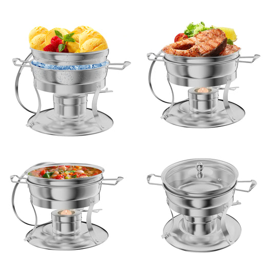 Firstness Chafing Dishes Buffet Set 4 Pack 1 QT